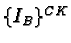 $\{I_B\}^{CK}$